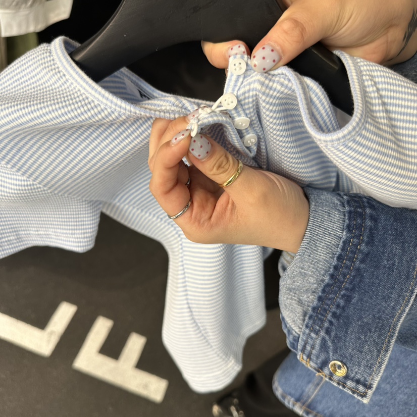 ELF-L韓國直郵㊣東大門實拍女裝新品時尚休閑推薦人氣25春夏T恤PROJECT ELF/ELF-LT恤