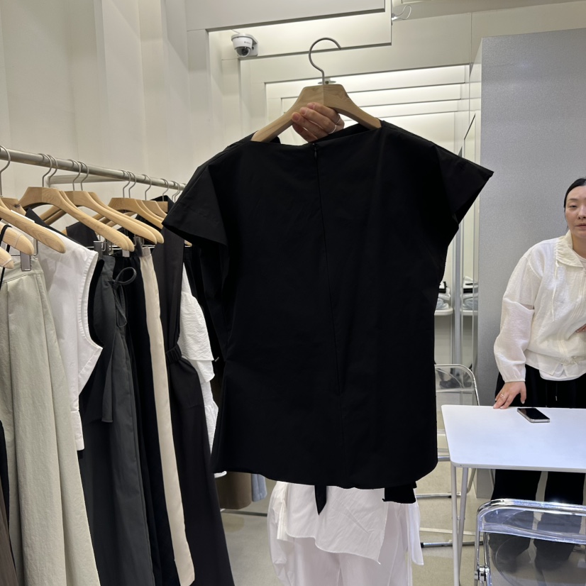 AMON韓國直郵㊣女裝新品熱賣休閑推薦25春夏時尚襯衫蕾絲衫AMON襯衫/蕾絲衫