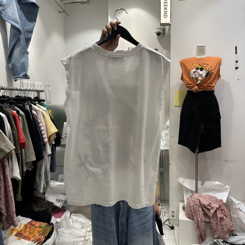 THE WEEKND直郵韓國代購㊣女裝新款25春夏熱賣推薦吊帶背心THE WEEKND吊帶/背心