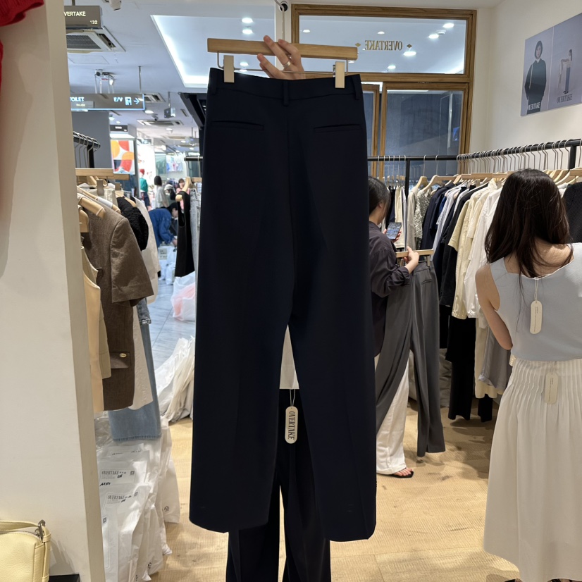 OVERTAKE韓國㊣直郵東大門代購女裝新款時尚休閑人氣休閑褲OVERTAKE休閑褲