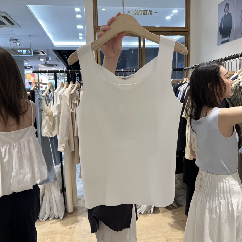 OVERTAKE韓國直郵㊣女裝新款人氣熱賣推薦25春夏休閑吊帶背心OVERTAKE吊帶/背心