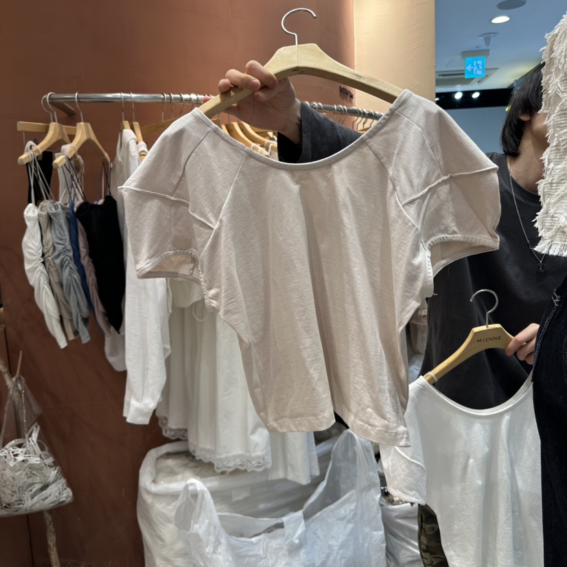 MIENNE韓國直郵㊣東大門實拍女裝新品休閑推薦熱賣時尚25春夏T恤MIENNET恤