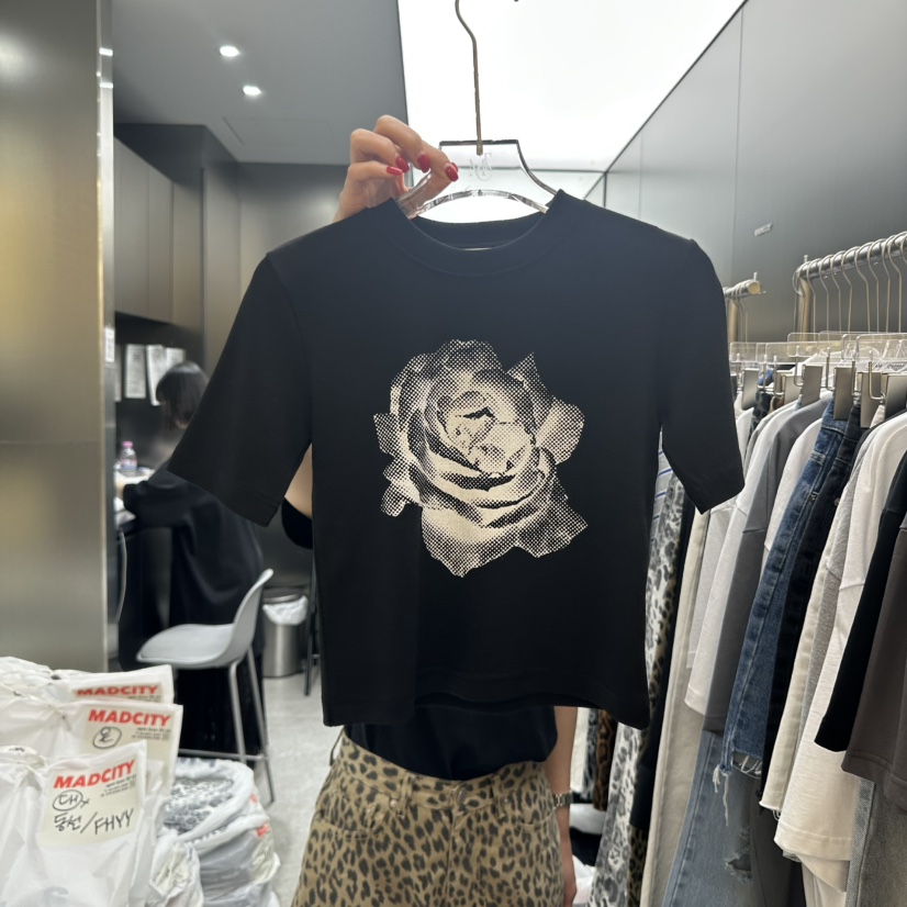 MADCITY韓國直郵㊣女裝新款人氣熱賣時尚休閑推薦25春夏T恤MADCITYT恤圖色2