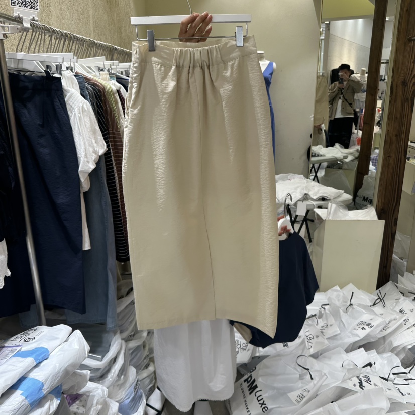 REFLAT韓國㊣直郵東大門代購女裝新品推薦休閑時尚25春夏長裙REFLAT長裙