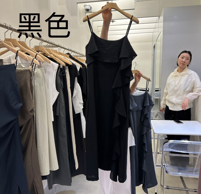 AMON韓國直郵㊣東大門實拍女裝新品休閑人氣熱賣25春夏連衣裙AMON連衣裙圖色2