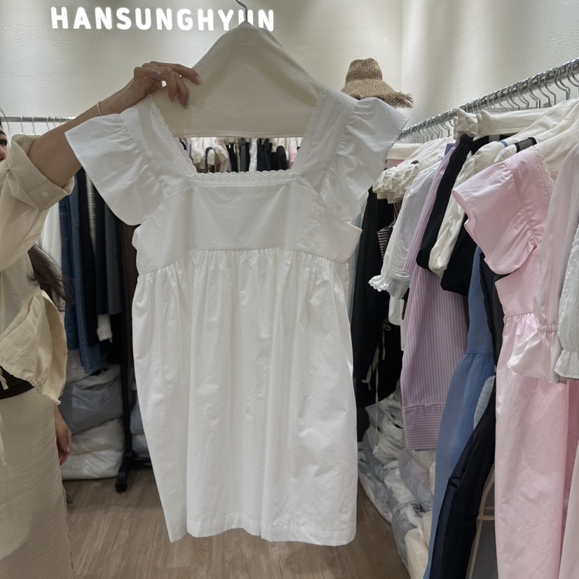 HANSUNGHYUN韓國㊣直郵東大門代購女裝新品休閑25春夏吊帶背心HANSUNGHYUN吊帶/背心圖色2