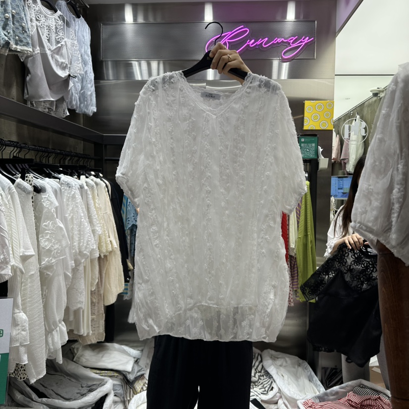 RUNWAY-런웨이韓國㊣直郵東大門代購女裝新款人氣襯衫蕾絲衫RUNWAY襯衫/蕾絲衫