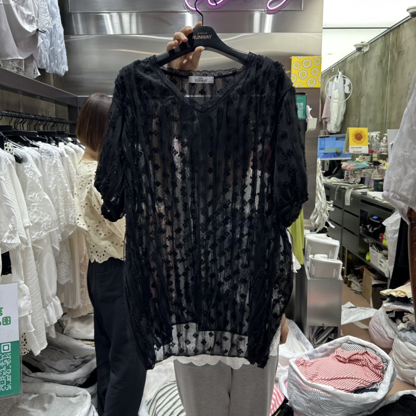 RUNWAY-런웨이韓國㊣直郵東大門代購女裝新款人氣襯衫蕾絲衫RUNWAY襯衫/蕾絲衫圖色2
