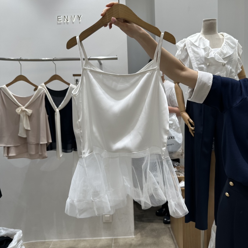 ENVY韓國㊣直郵東大門代購女裝新款25春夏休閑推薦吊帶背心ENVY吊帶/背心