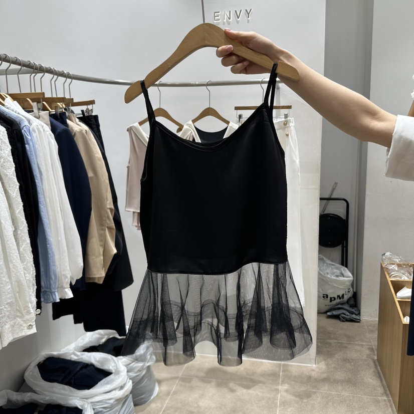 ENVY韓國㊣直郵東大門代購女裝新款25春夏休閑推薦吊帶背心ENVY吊帶/背心圖色2