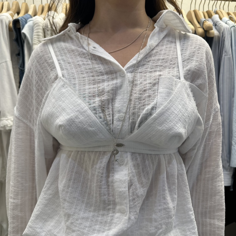 FOUNDATION韓國直郵㊣東大門實拍女裝新品人氣休閑吊帶背心FOUNDATION吊帶/背心圖色2