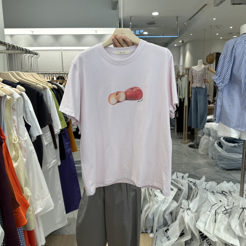 REVE-L韓國直郵㊣東大門實拍女裝新品推薦時尚熱賣人氣T恤REVE-LT恤