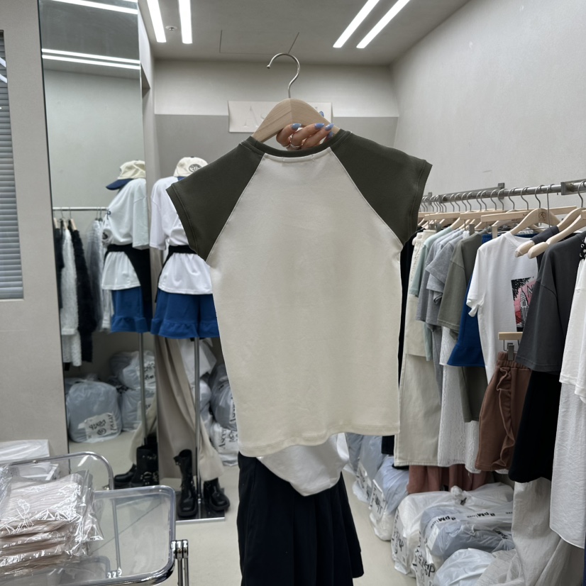 ASCEND韓國㊣直郵東大門代購女裝新品時尚推薦熱賣休閑25春夏T恤ASCENDT恤