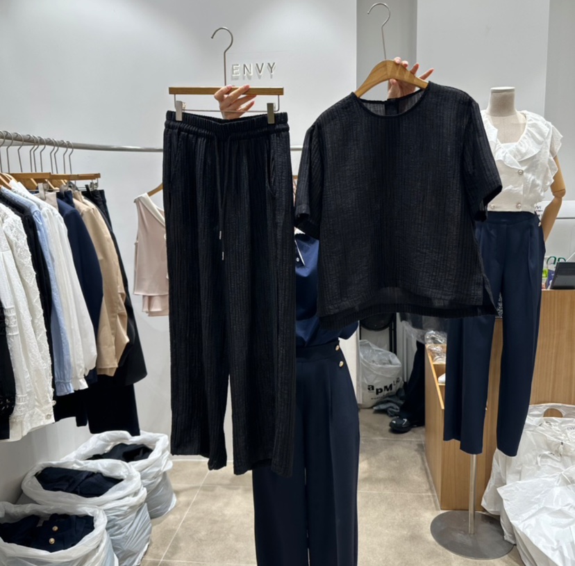 ENVY韓國㊣直郵東大門代購女裝新款25春夏熱賣人氣套裝兩件套ENVY套裝圖色2