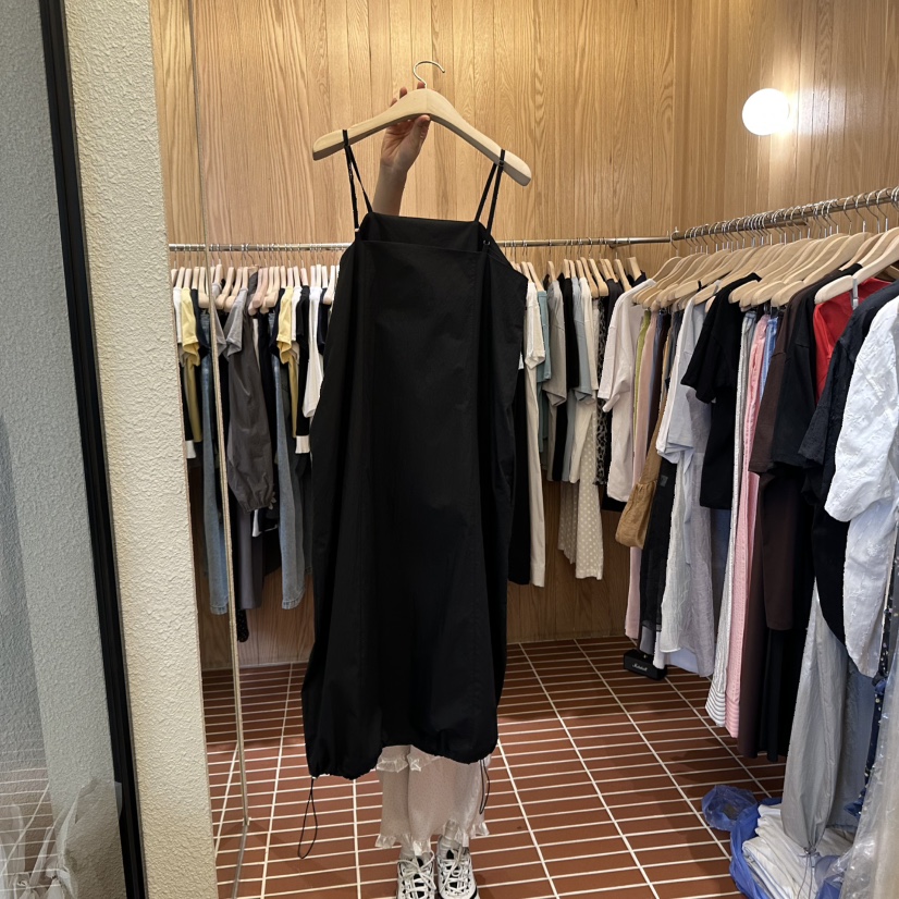 CHOI-L直郵韓國代購㊣女裝新品人氣時尚推薦25春夏連衣裙腰帶CHOI連衣裙