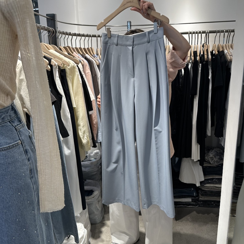 HABLE韓國直郵㊣東大門實拍女裝新品休閑時尚25春夏推薦休閑褲HABLE休閑褲圖色4
