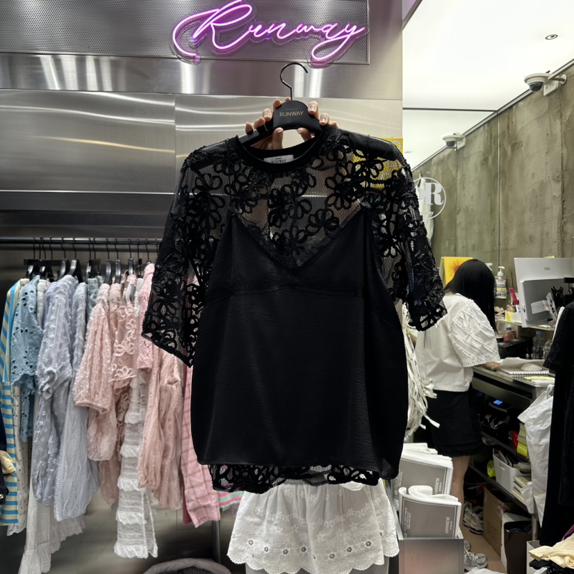 RUNWAY-런웨이直郵韓國代購㊣女裝新品休閑吊帶背心不含內搭RUNWAY吊帶/背心圖色2