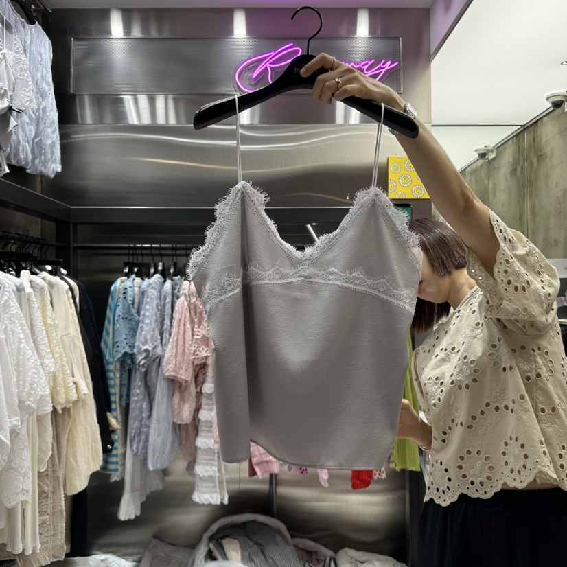 RUNWAY-런웨이直郵韓國代購㊣女裝新品休閑吊帶背心不含內搭RUNWAY吊帶/背心圖色3