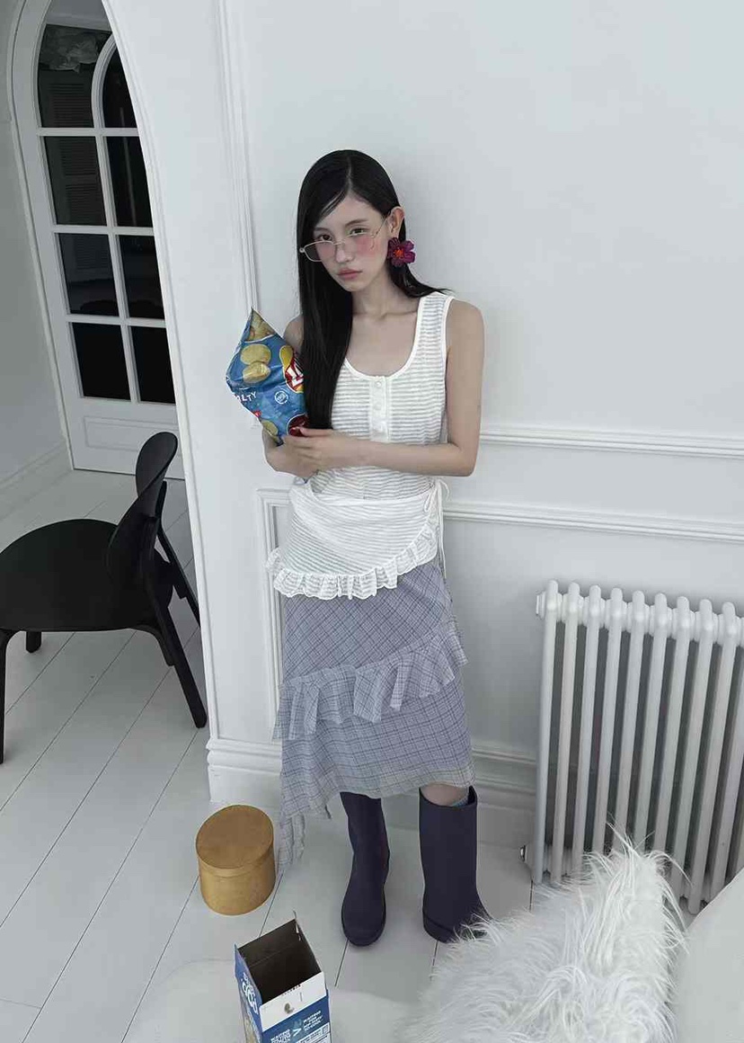 FOUNDATION直郵韓國代購㊣女裝新品時尚推薦休閑套裝兩件套FOUNDATION套裝