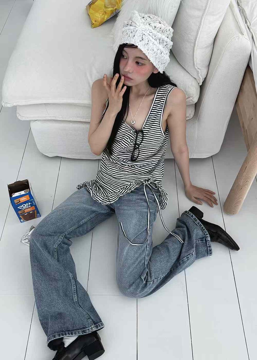 FOUNDATION直郵韓國代購㊣女裝新品時尚推薦休閑套裝兩件套FOUNDATION套裝