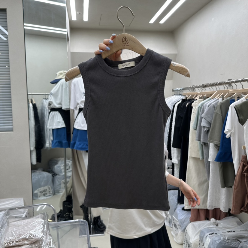 ASCEND直郵韓國代購㊣女裝新款熱賣人氣25春夏時尚吊帶背心ASCEND吊帶/背心圖色4