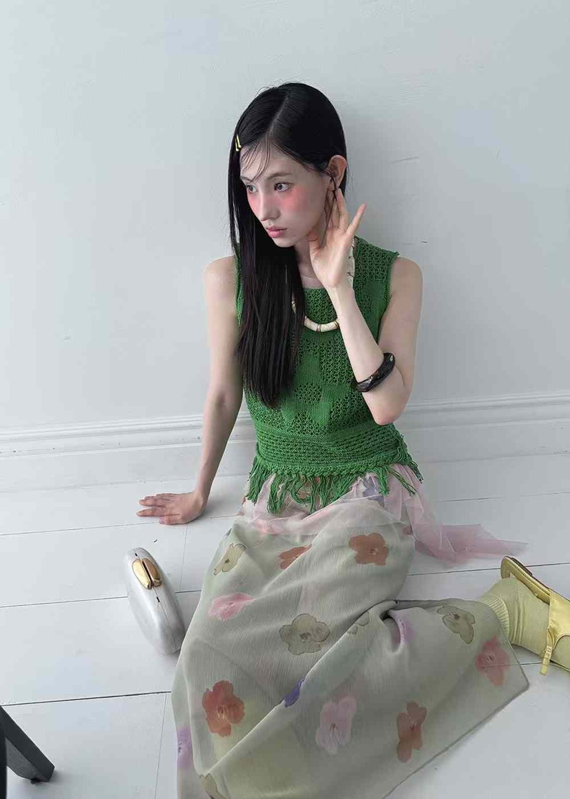 FOUNDATION直郵韓國代購㊣女裝新款熱賣時尚推薦人氣吊帶背心FOUNDATION吊帶/背心