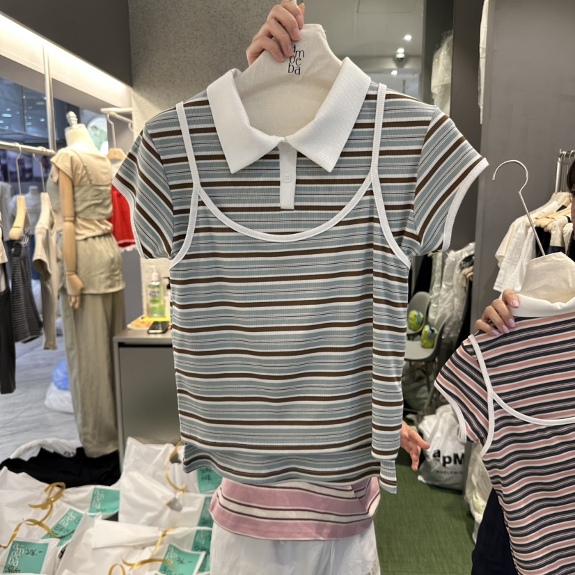 AMOEBA韓國直郵㊣東大門實拍女裝新品推薦25春夏套裝兩件套AMOEBA套裝圖色2