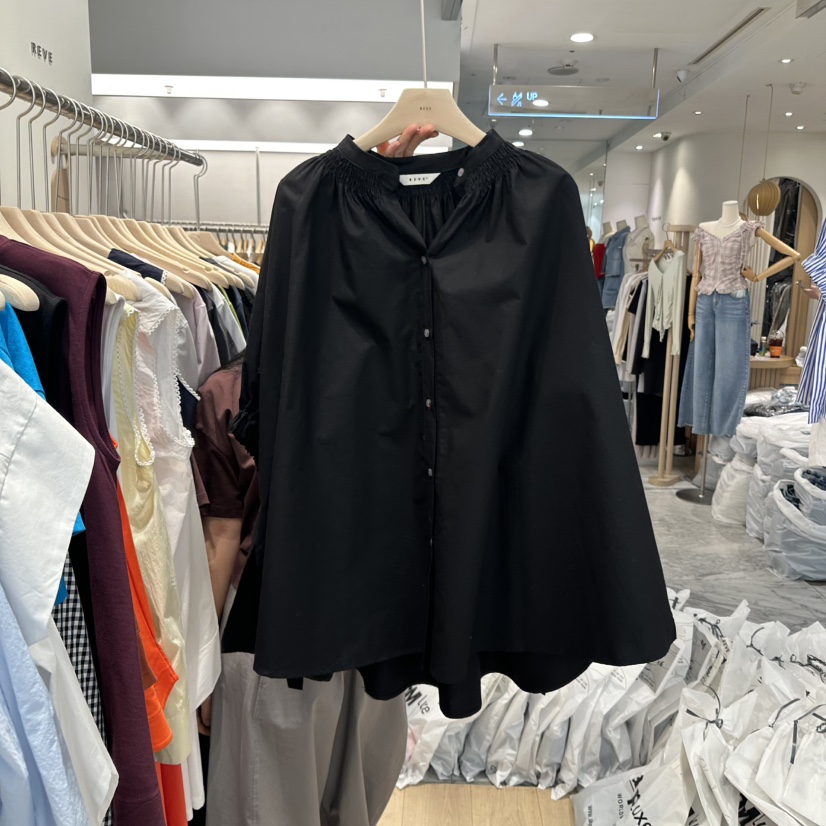 REVE-L直郵韓國代購㊣女裝新品推薦時尚休閑25春夏襯衫蕾絲衫REVE-L襯衫/蕾絲衫圖色3