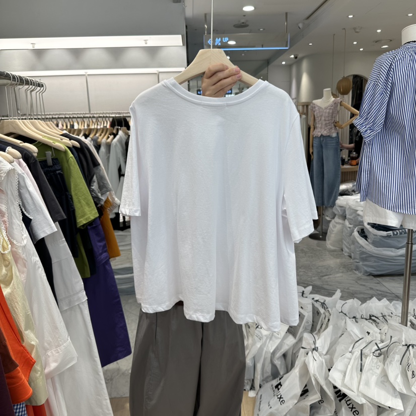 REVE-L直郵韓國代購㊣女裝新品熱賣人氣時尚推薦休閑25春夏T恤REVE-LT恤
