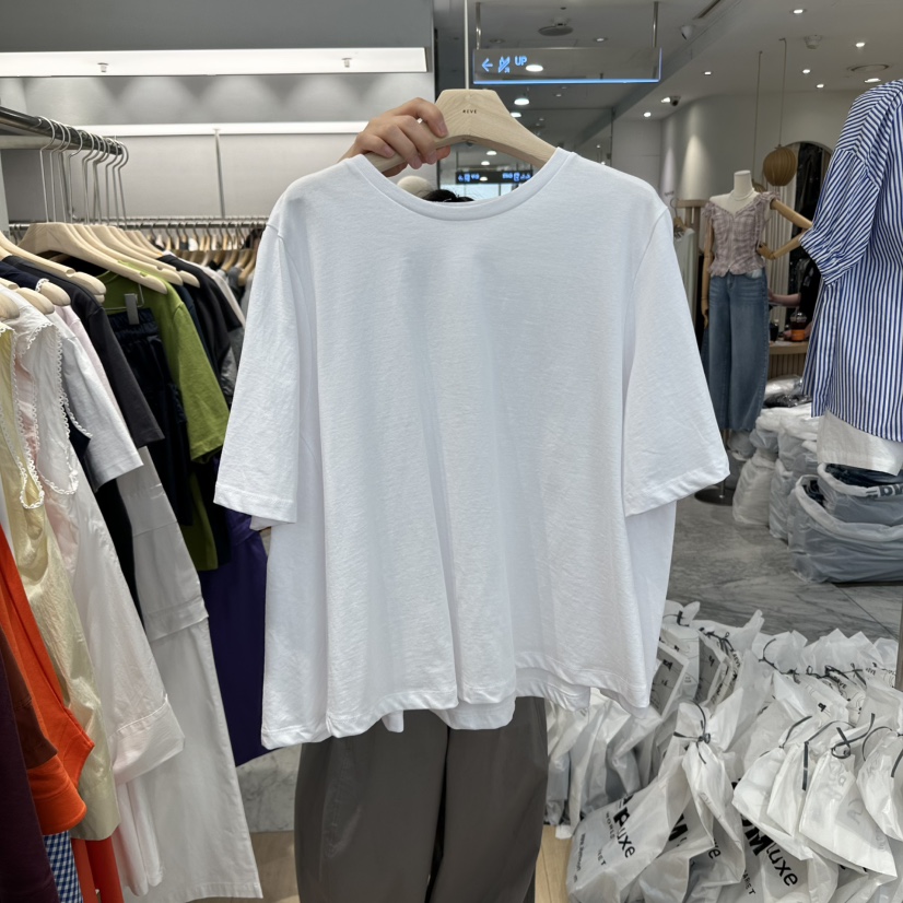 REVE-L直郵韓國代購㊣女裝新品熱賣人氣時尚推薦休閑25春夏T恤REVE-LT恤