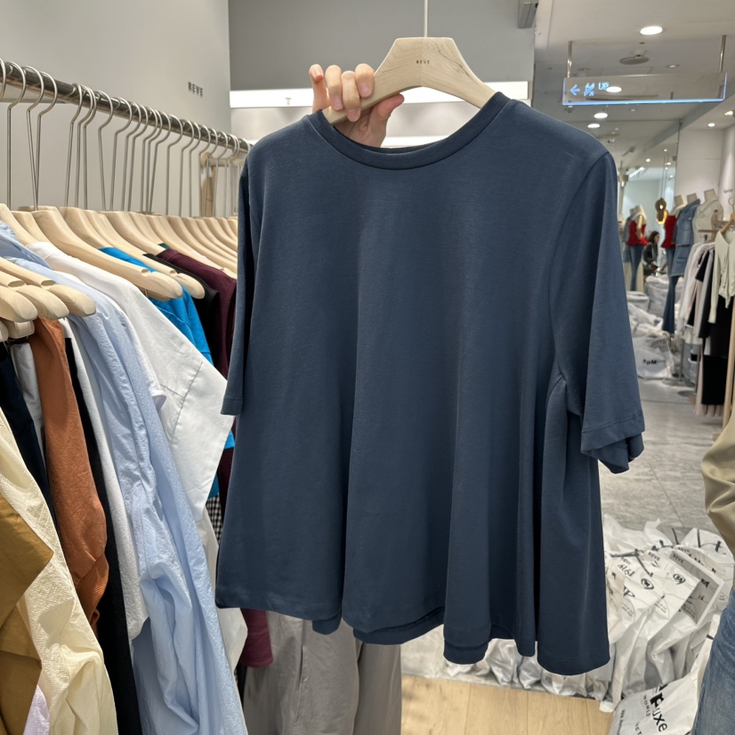 REVE-L直郵韓國代購㊣女裝新品熱賣人氣時尚推薦休閑25春夏T恤REVE-LT恤圖色4