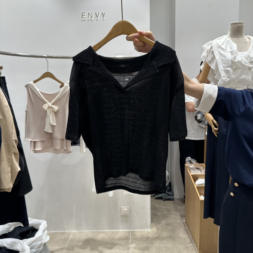 ENVY韓國直郵㊣女裝新款25春夏時尚推薦熱賣休閑人氣針織衫ENVY針織衫圖色2