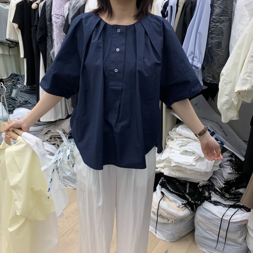 MOI-A韓國㊣直郵東大門代購女裝新品25春夏休閑襯衫蕾絲衫MOI-A襯衫/蕾絲衫圖色3