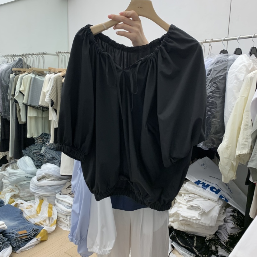 MOI-A直郵韓國代購㊣女裝新品25春夏推薦人氣時尚襯衫蕾絲衫MOI-A襯衫/蕾絲衫圖色3
