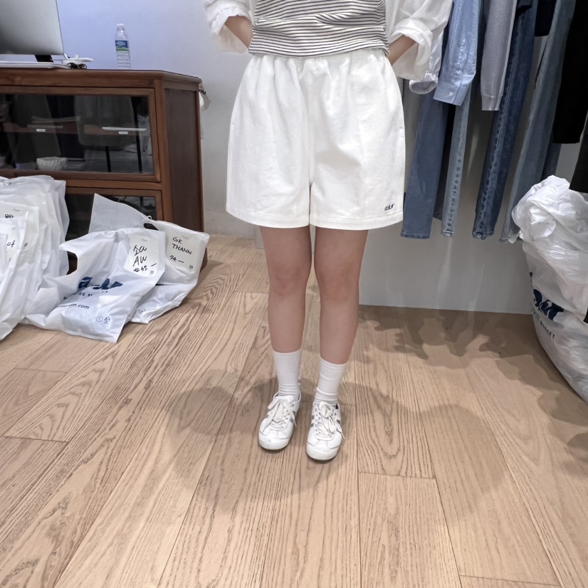 OURIN韓國直郵㊣女裝新款休閑推薦熱賣時尚25春夏人氣短褲OURIN短褲