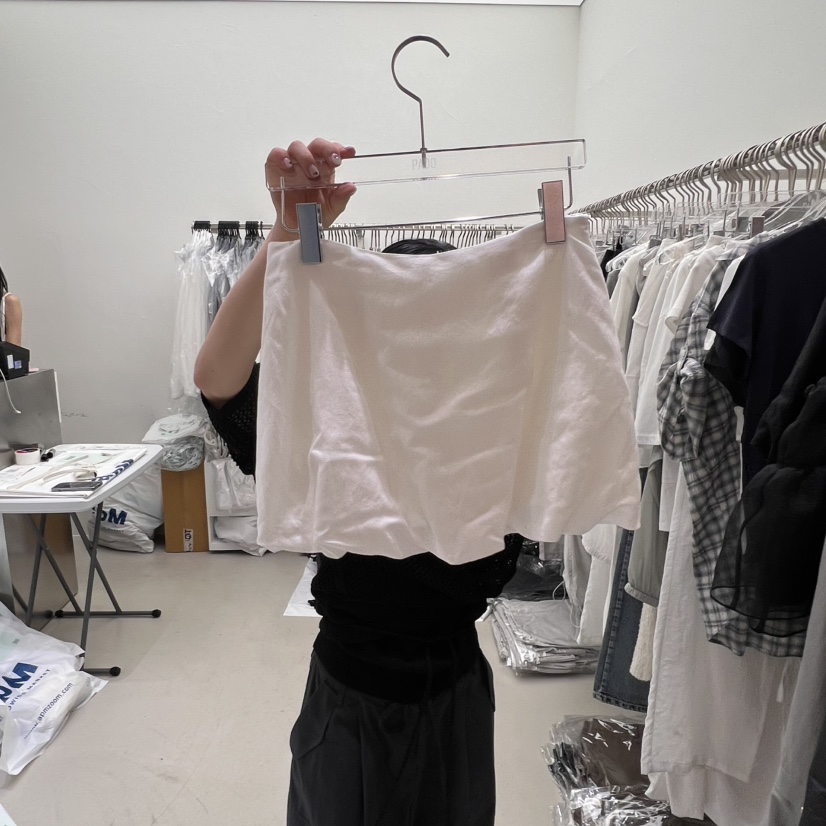 PADO直郵韓國代購㊣女裝新款休閑時尚25春夏推薦熱賣人氣短裙PADO短裙圖色2
