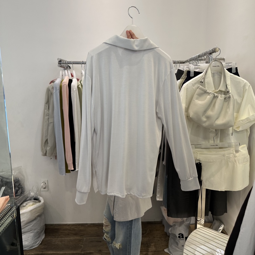 CREAM VILLA(此品牌名稱會遭售假投訴,建議淘寶店鋪商品名稱中不要使用)韓國直郵㊣女裝新款休閑長袖T恤CREAMVILLA長袖T恤