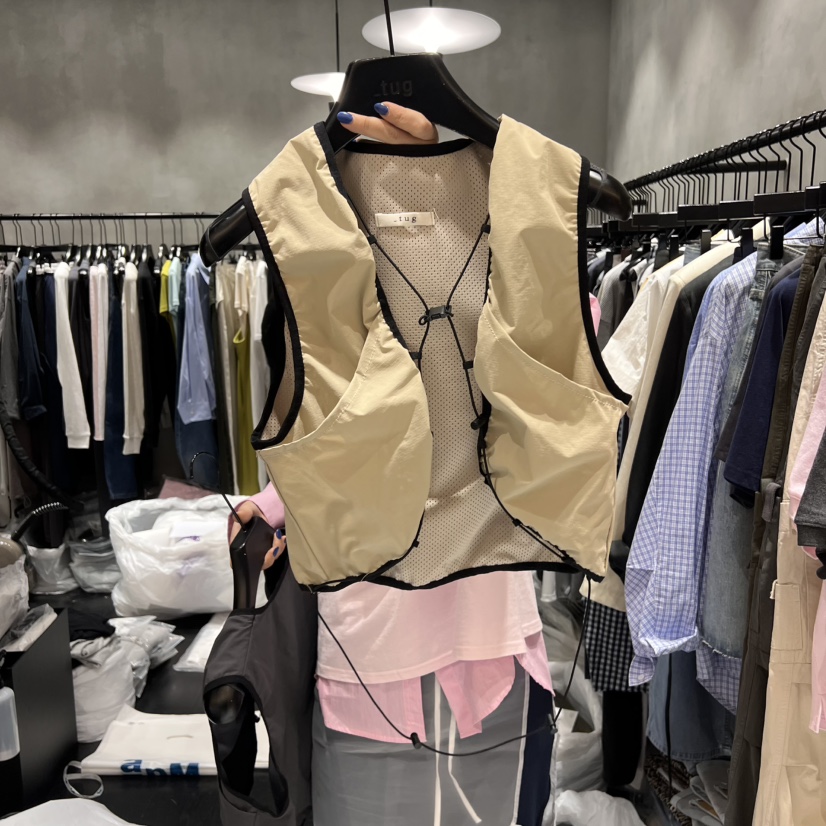 TUG直郵韓國代購㊣女裝新款推薦25春夏休閑熱賣時尚人氣馬甲TUG馬甲圖色2