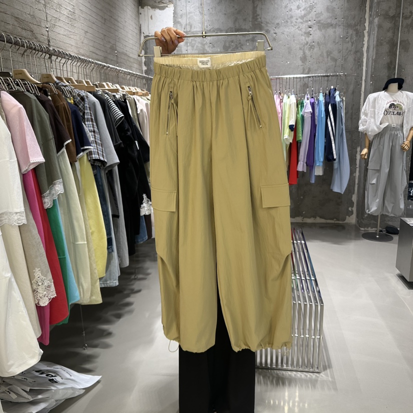 JUNI韓國直郵㊣女裝新款時尚休閑推薦25春夏人氣熱賣休閑褲my juni休閑褲圖色2