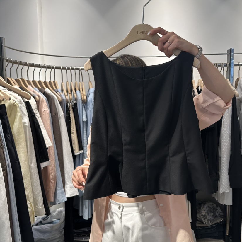 HABLE韓國㊣直郵東大門代購女裝新品25春夏人氣推薦吊帶背心HABLE吊帶/背心圖色2