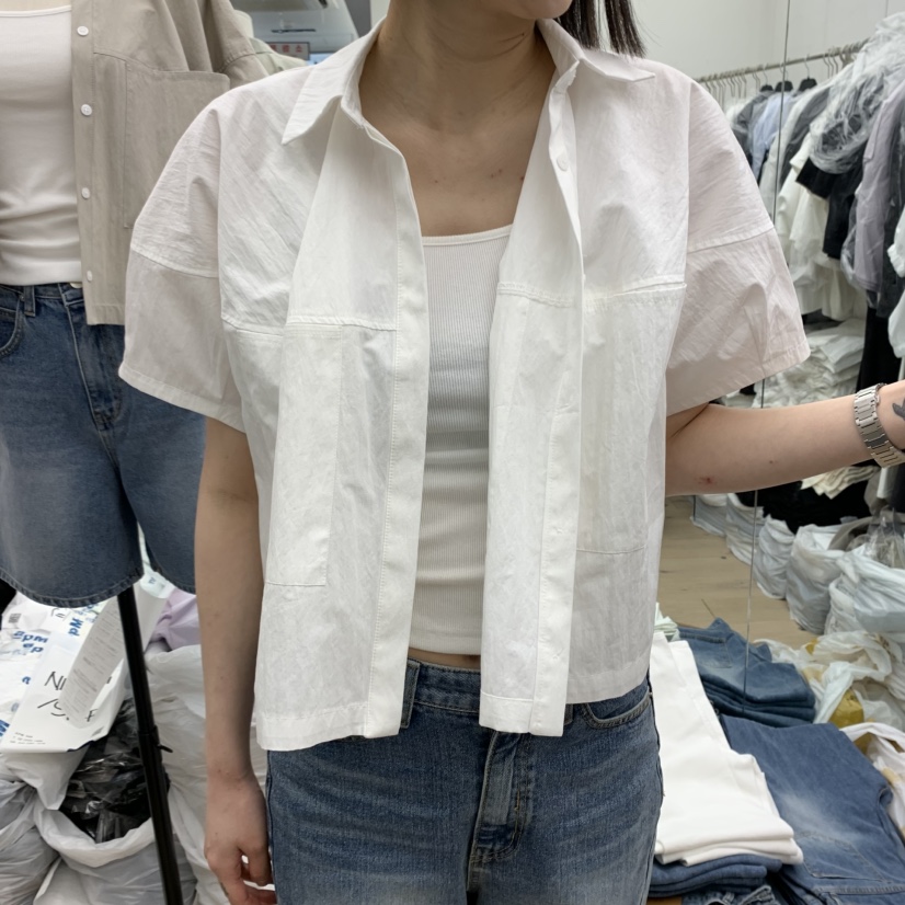 MOI-A韓國直郵㊣東大門實拍女裝新款25春夏人氣襯衫蕾絲衫MOI-A襯衫/蕾絲衫圖色2