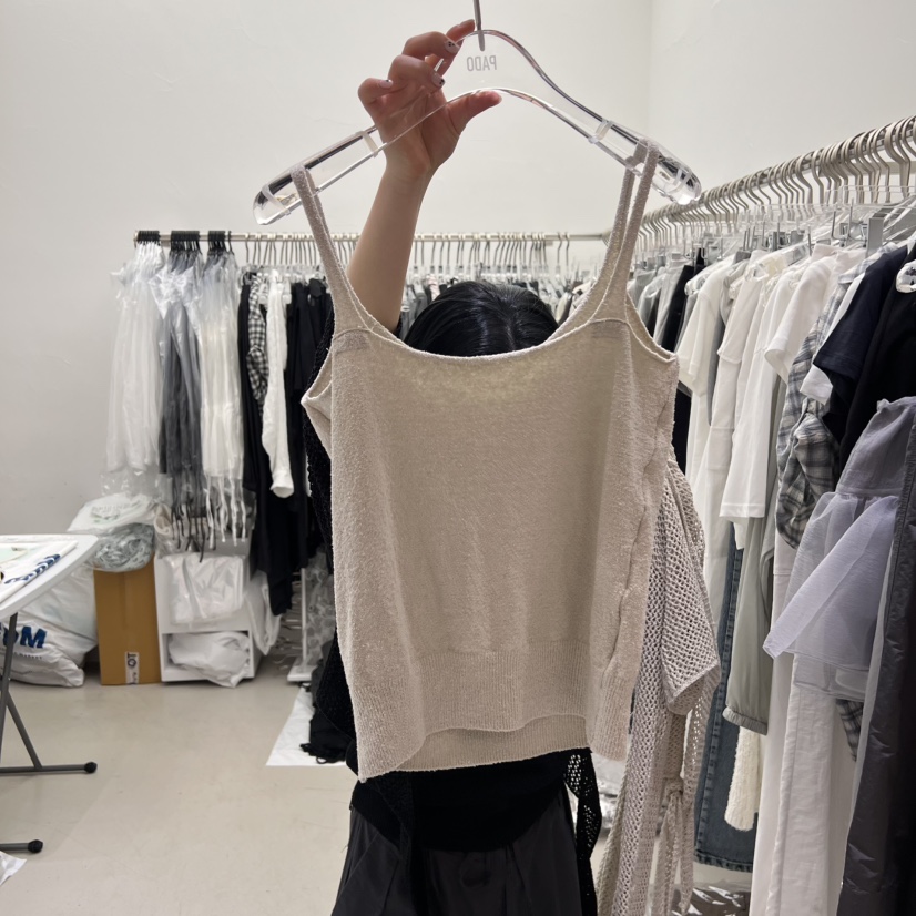 PADO韓國㊣直郵東大門代購女裝新款熱賣25春夏休閑吊帶背心PADO吊帶/背心