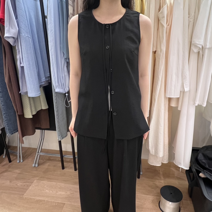 SPAGHETTI韓國㊣直郵東大門代購女裝新款推薦休閑人氣熱賣馬甲spaghetti馬甲圖色2
