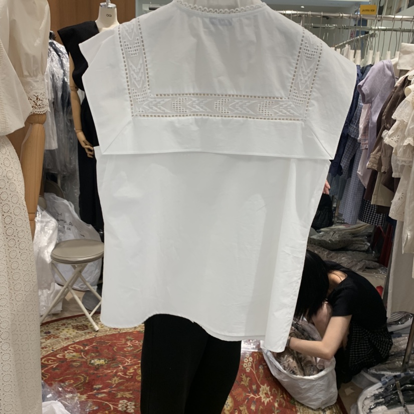 OGI韓國直郵㊣東大門實拍女裝新款25春夏休閑熱賣襯衫蕾絲衫FLat OGI襯衫/蕾絲衫