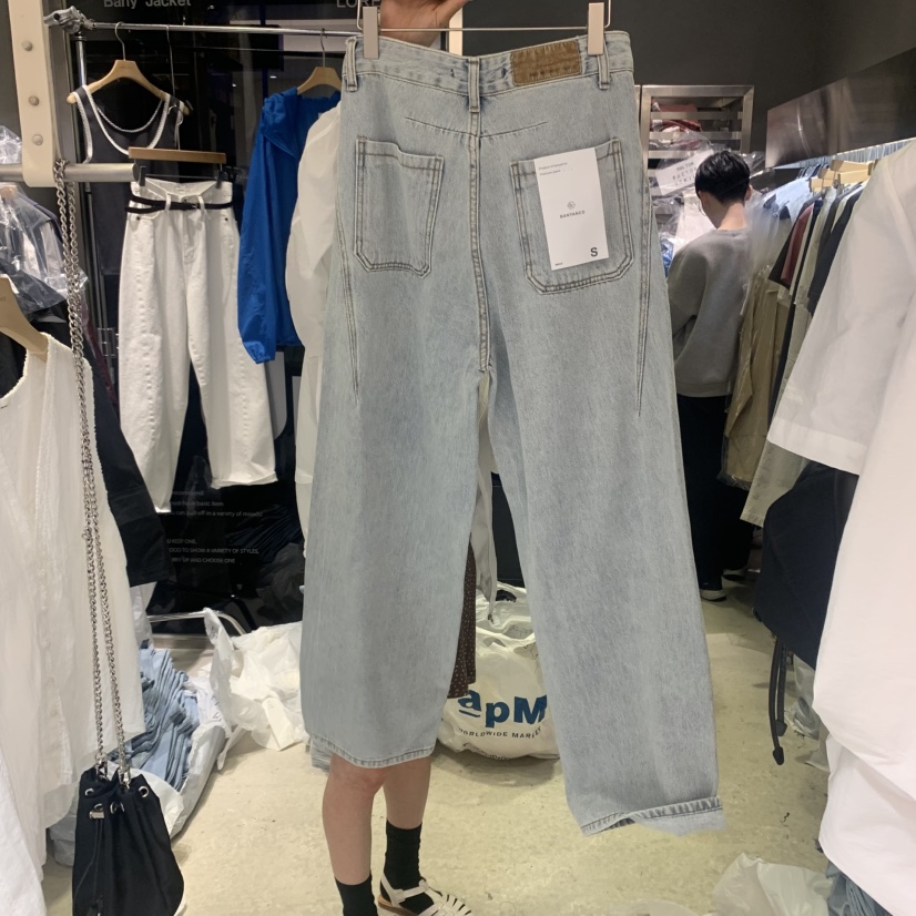 BANY ANCO韓國㊣直郵東大門代購女裝新款人氣熱賣推薦牛仔褲BANY ANCO牛仔褲