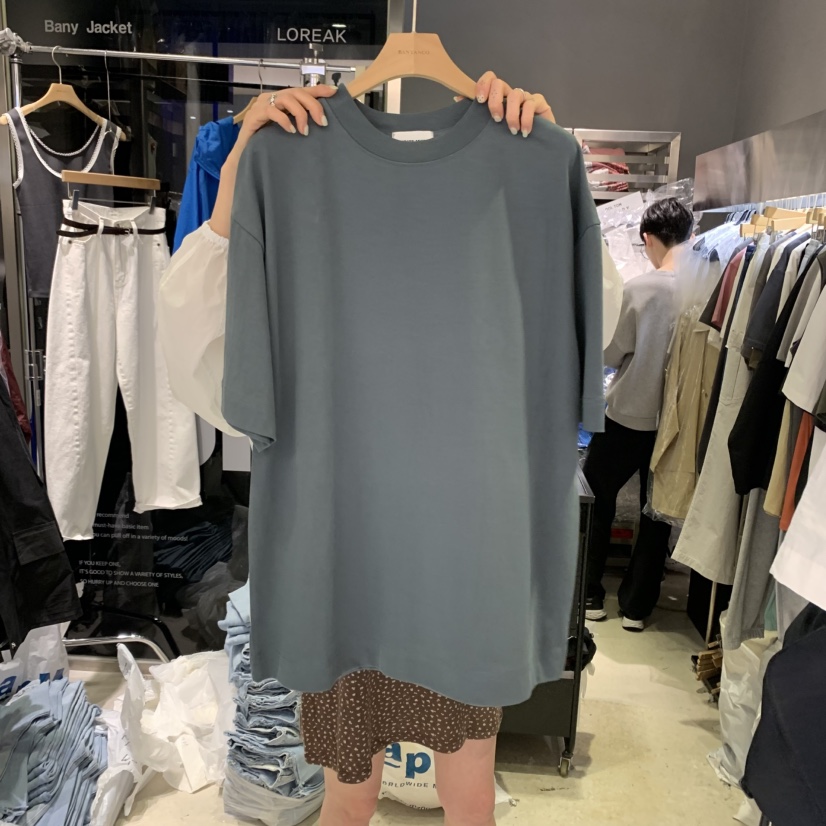 BANY ANCO韓國直郵㊣東大門實拍女裝新款熱賣休閑時尚推薦T恤BANY ANCOT恤圖色3