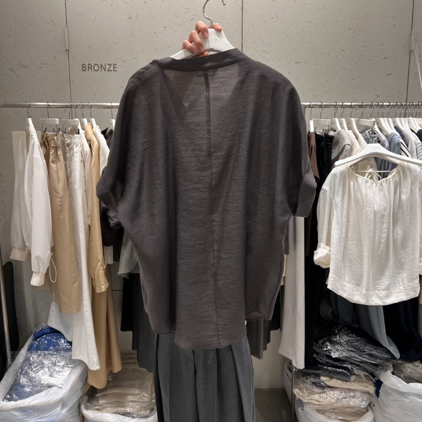 BRONZE韓國直郵㊣東大門實拍女裝新品人氣時尚休閑襯衫蕾絲衫BRONZE襯衫/蕾絲衫