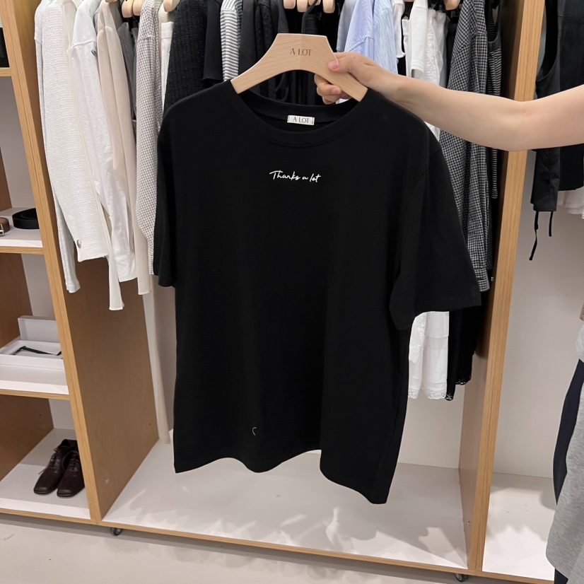 ALOT韓國㊣直郵東大門代購女裝新品休閑時尚熱賣人氣T恤棉質A LOTT恤圖色3