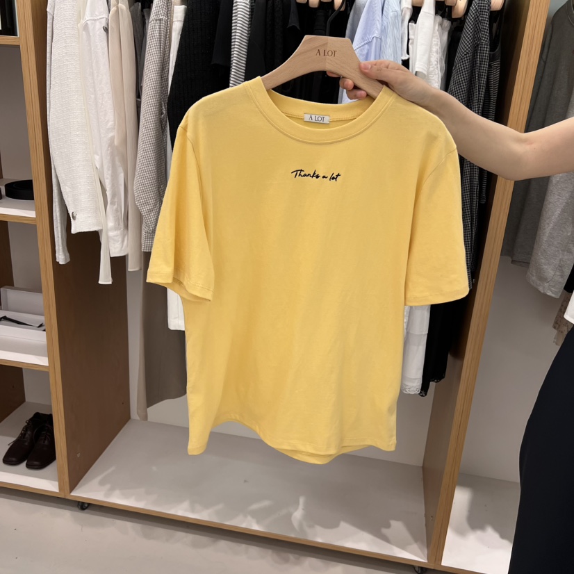 ALOT韓國㊣直郵東大門代購女裝新品休閑時尚熱賣人氣T恤棉質A LOTT恤圖色4