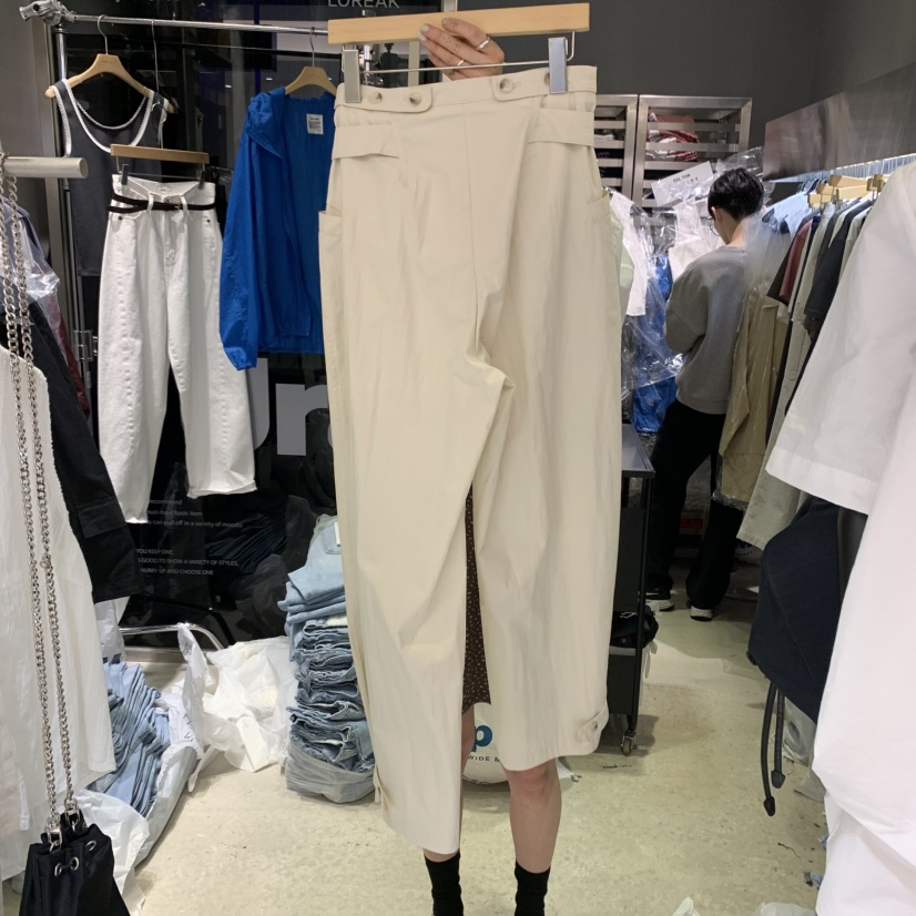 BANY ANCO直郵韓國代購㊣女裝新款25春夏人氣休閑褲含腰帶BANY ANCO休閑褲